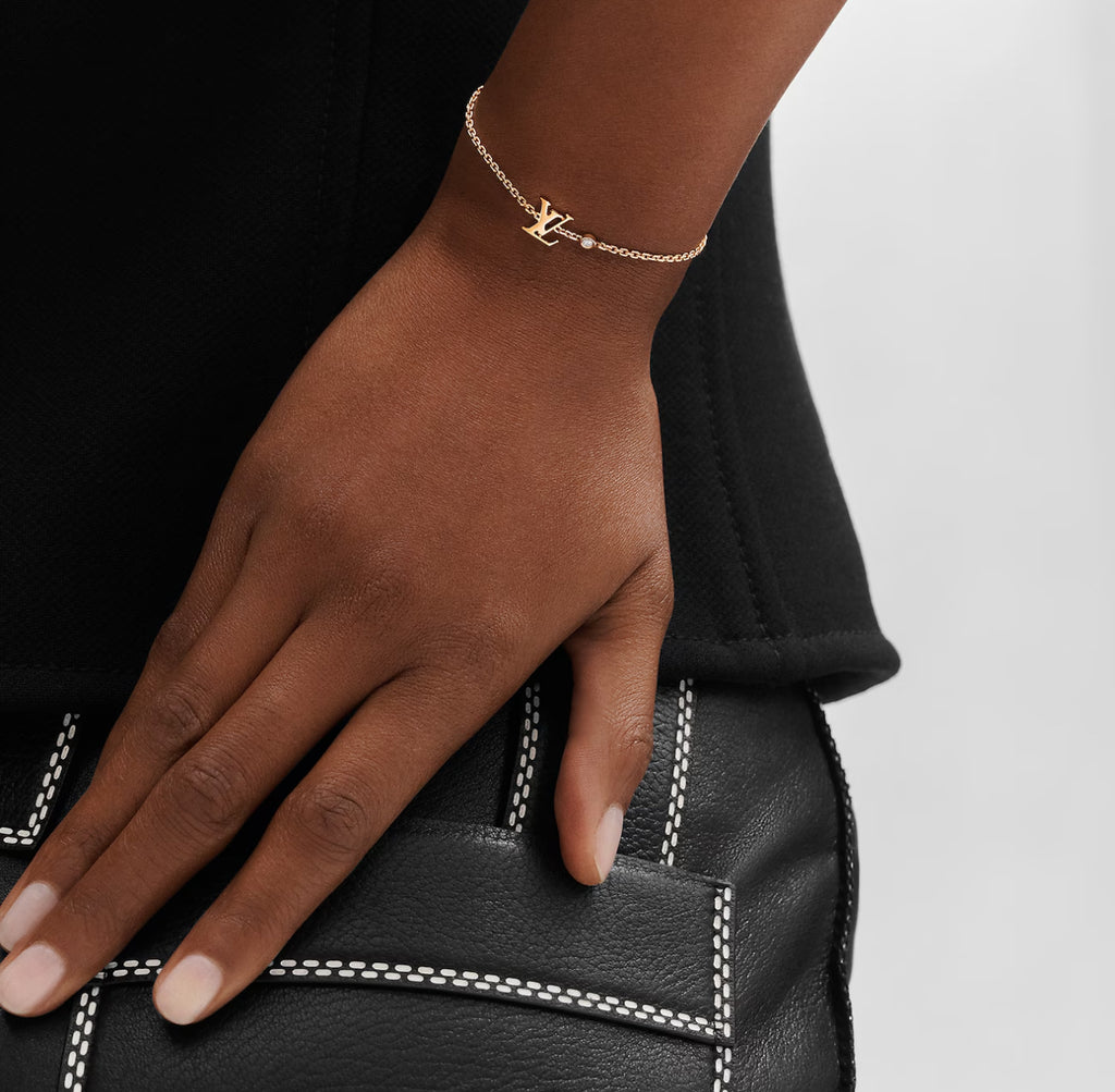 Garantie “ORIGINAL” DYLLE BLOSSOM LV BRACELET, PINK GOLD AND DIAMOND