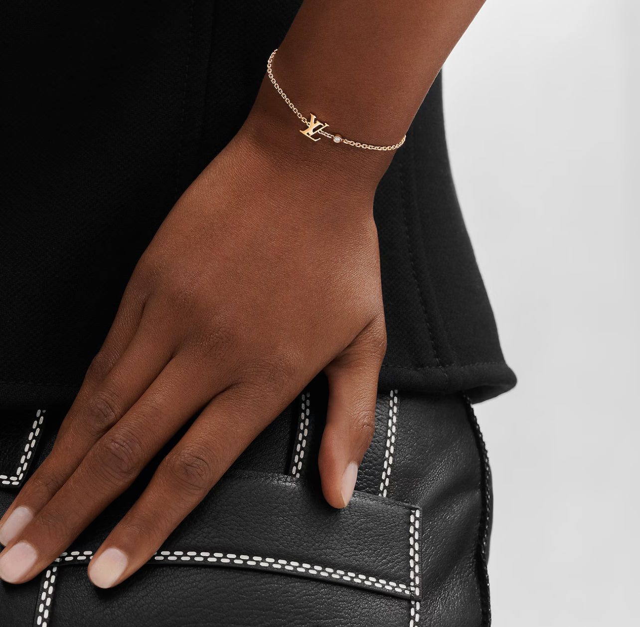Garantie “ORIGINAL” DYLLE BLOSSOM LV BRACELET, PINK GOLD AND DIAMOND